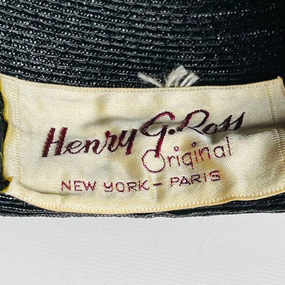 Vintage Henry G. Ross Original New York - Paris Women’s Brimmed Hat - Picture 5 of 6